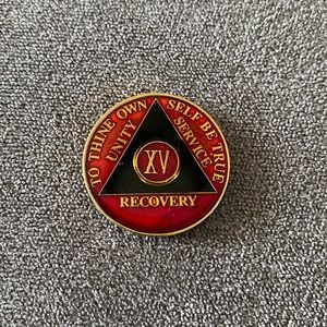 AA 15 year medallion/chip